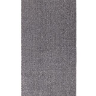 Grå ryamatta med mjuk och strukturerad polyesteryta i hemmiljö