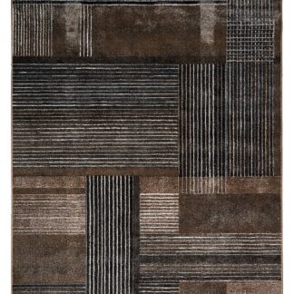 Brun wiltonmatta med mjuk och tjock lugg i vardagsrumsmiljö