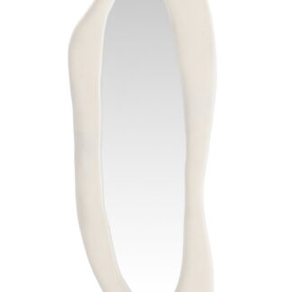 Girasol beige glas spegel med vertikal rektangulär form 185x66 cm i varmt beige nyans