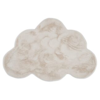 Barnmatta Mjuk Päls-look Rabbit Cloud Ljusbeige