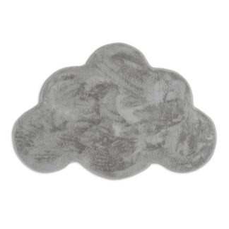 Barnmatta Mjuk Päls-look Rabbit Cloud Silver